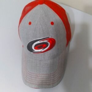 NC Hurricanes Hockey Red Mesh Baseball‎ Cap Snapback by Melonwear One Size